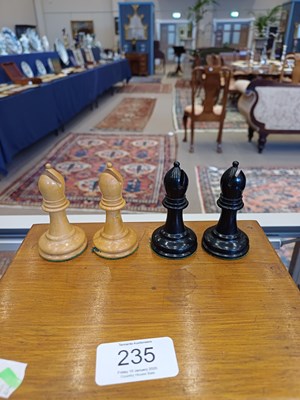 Lot 235 - A Jaques & Son Staunton Pattern Weighted...