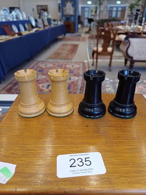 Lot 235 - A Jaques & Son Staunton Pattern Weighted...