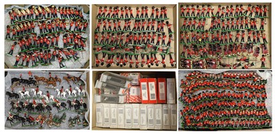 Lot 280 - Britains A Large Collection Of Marching Bandsmen