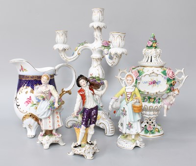 Lot 147 - A Group of Continential Porcelain...