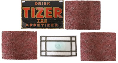 Lot 292 - A 20th Century Reverse Printed Glass Sign,...