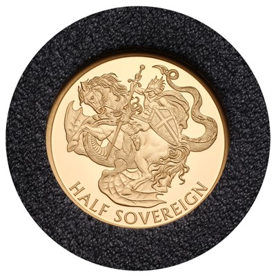 Lot 403 - Tristan Da Cunha, Proof Half Sovereign 2021, (....