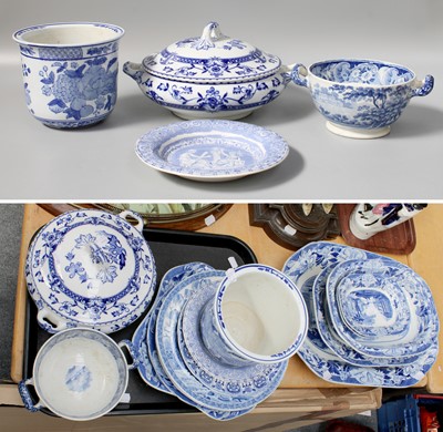 Lot 299 - A Collection of 19th Century Wedgwood Blue and...