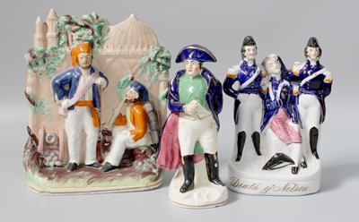 Lot 316 - A 19th Century Staffordshire Figure of...