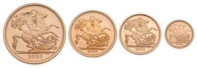Lot 373 - Royal Mint, Four-Coin Gold Proof Set 2023, The...