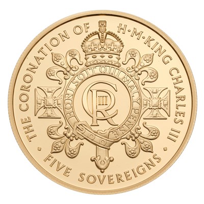 Lot 397 - Tristan Da Cunha, Gold Proof Five Sovereigns...