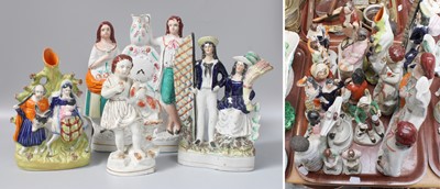 Lot 307 - A Collection of 19th Century Staffordshire...