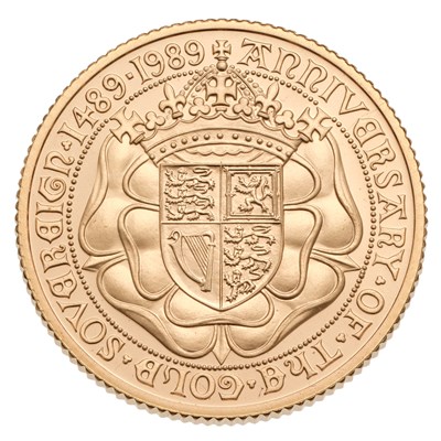 Lot 357 - Elizabeth II, Proof Sovereign 1989, struck to...