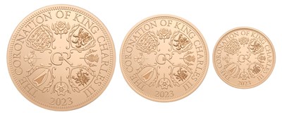 Lot 393 - Samoa, Gold Proof Three-Coin Collection 2023,...
