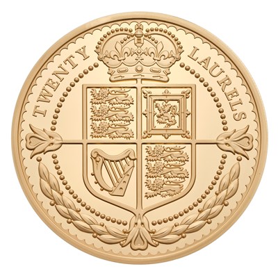 Lot 388 - Tristan Da Cunha, 5oz Gold Proof Twenty...