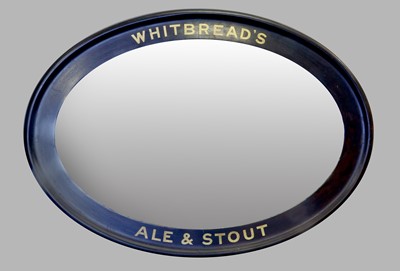 Lot 135 - Whitbreads Ale & Stout Oval Mirror