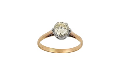 Lot 2274 - A Diamond Solitaire Ring the round brilliant...