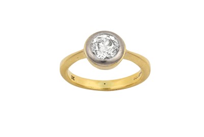 Lot 2327 - An 18 Carat Gold Diamond Solitaire Ring the...