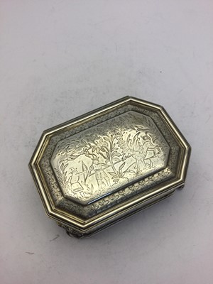 Lot 2100 - A George V Silver Dressing-Table Box