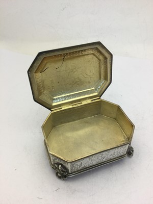 Lot 2100 - A George V Silver Dressing-Table Box
