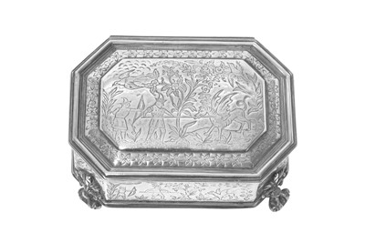 Lot 2100 - A George V Silver Dressing-Table Box