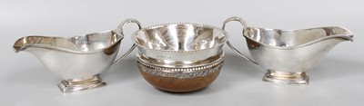 Lot 116 - An Elizabeth II Silver-Mounted Wood Mazer-Bowl...