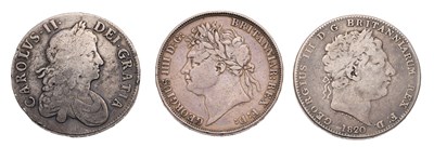 Lot 86 - Charles II, Crown 1668, VICESIMO, (Bull 373,...