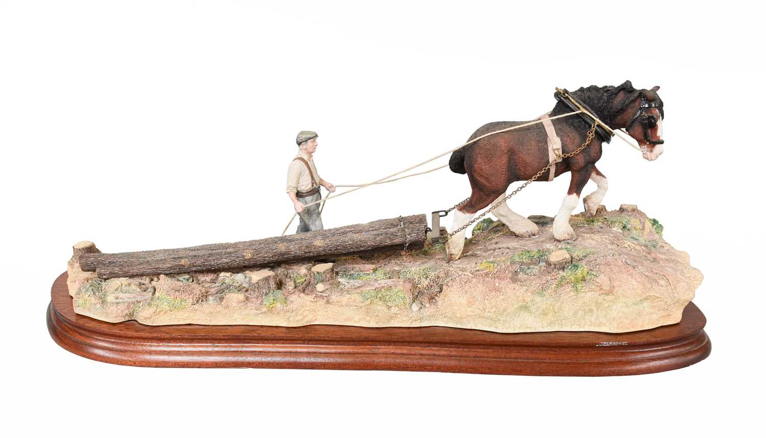 Lot 2061 - Border Fine Arts 'Logging', model No.B0700 by...