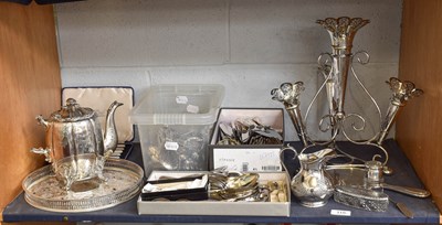 Lot 115 - A Collection of Assorted Silver and Silver...