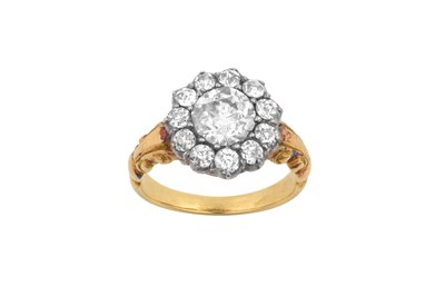 Lot 2222 - A Diamond Cluster Ring the old cut diamond...