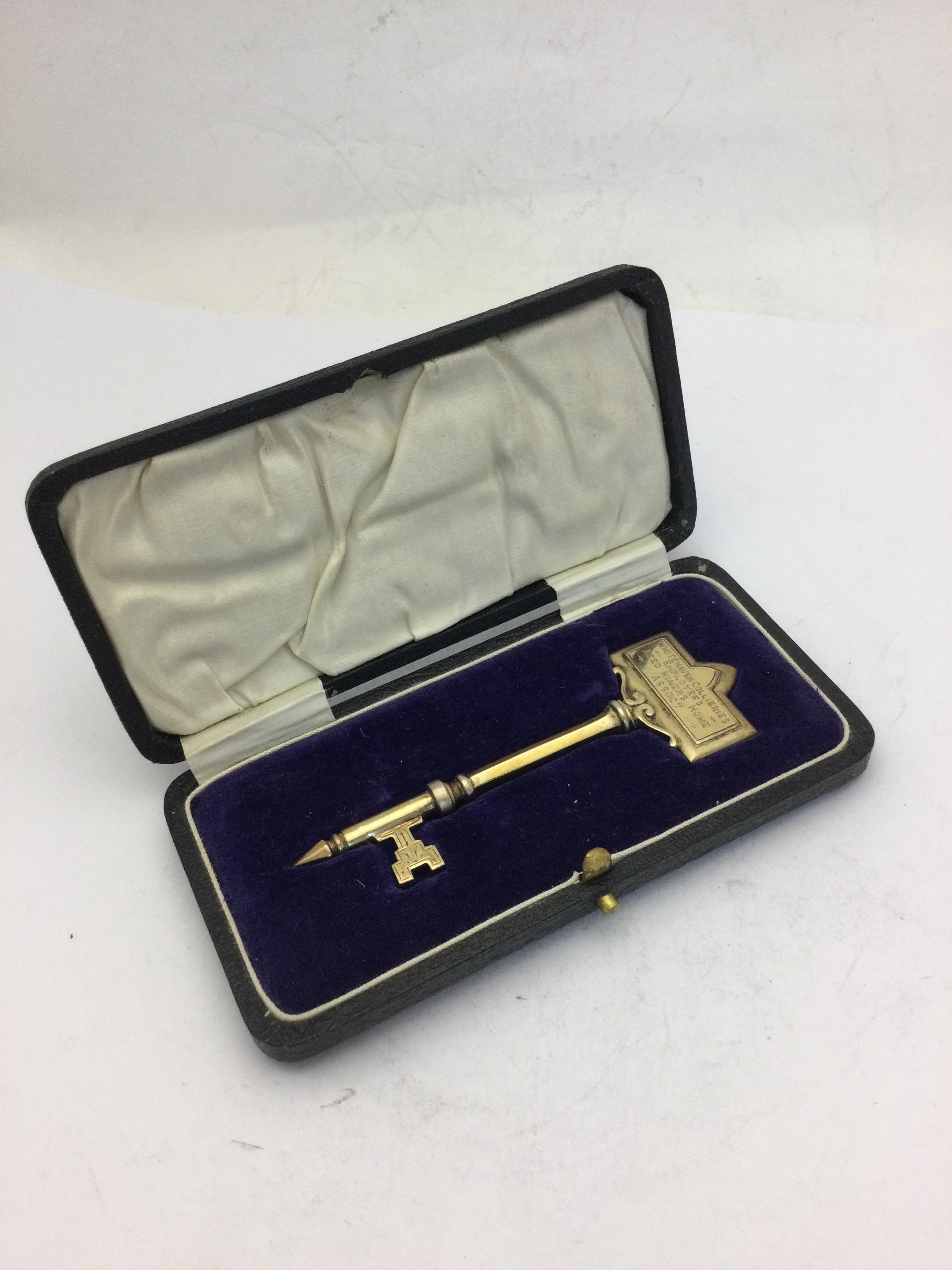 Lot 2058 A Victorian Silver PresentationKey and a