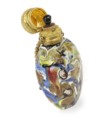 Lot 606 - A Gilt-Metal-Mounted Murano Aventurine and...