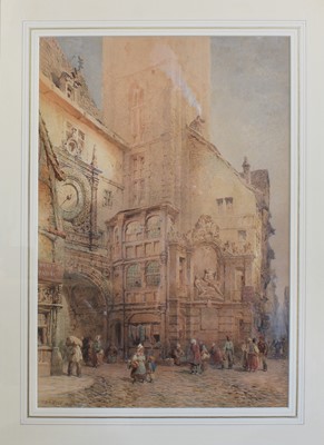 Lot 1004 - Lewis John Wood (1813-1901) Continental street...