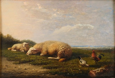 Lot 1029 - Franz van Severdonck (1809-1889) Belgian Sheep...