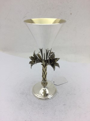 Lot 2110 - An Elizabeth II Parcel-Gilt Silver Goblet
