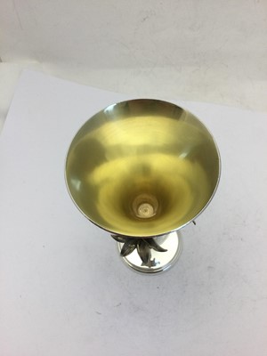 Lot 2110 - An Elizabeth II Parcel-Gilt Silver Goblet