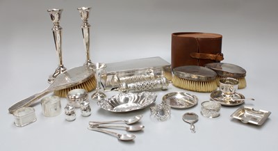 Lot 78 - A Collection of Assorted Silver, including a...