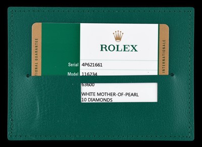 Lot 2112 - Rolex: A Stainless Steel and White Gold...