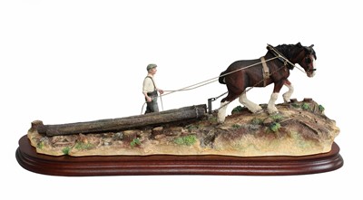 Lot 2059 - Border Fine Arts 'Logging', model No. B0700 by...