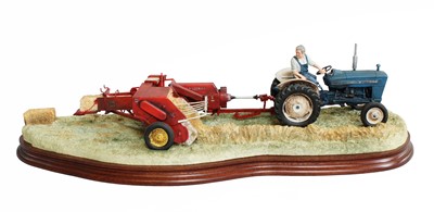 Lot 2052 - Border Fine Arts 'Hay Baling', model No. B0738...