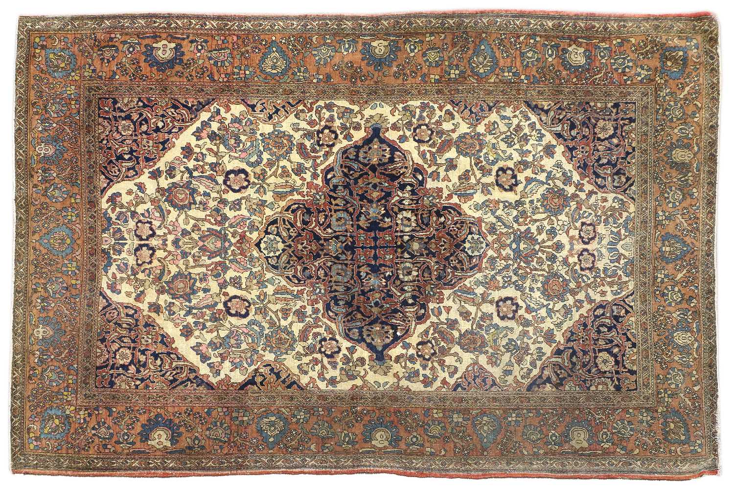 Lot 671 - Isfahan Rug Central Iran, circa 1930 The