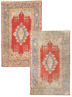 Lot 656 - Rare Double Sided Anatolian Angora Rug, circa...