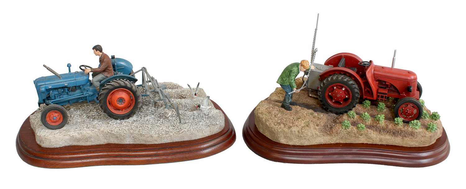 Lot 2074 - Border Fine Arts Studio Tractor Models...