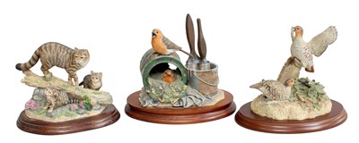 Lot 2194 - Border Fine Arts Wildlife Models Comprising:...