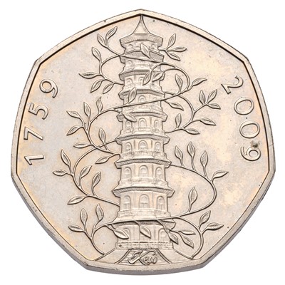 Lot 342 - Elizabeth II, 'Kew Gardens' 50p 2009, struck...