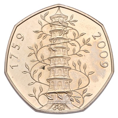 Lot 343 - Elizabeth II, 'Kew Gardens' 50p 2009, struck...