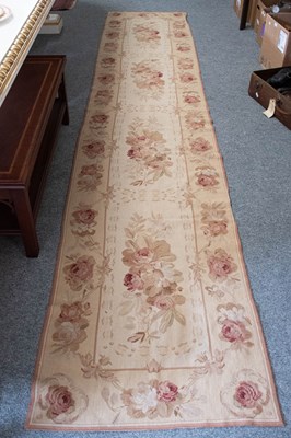 Lot 1320 - Chinese Needlepoint Runner, the wheat field...
