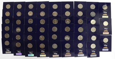 Lot 353 - 2x Complete A-Z of Great Britain 10p...