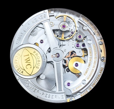 Lot 2128 - IWC: A Good 18 Carat Rose Gold Automatic Seven...