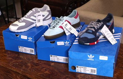 Lot 1119 - Three Pairs of Brand New Unworn Adidas...