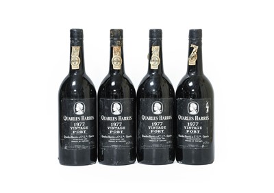 Lot 3109 - Quarles Harris 1977 Vintage Port (four bottles)