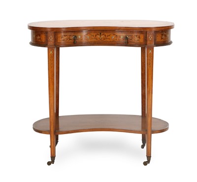 Lot 737 - A Victorian Satinwood, Tulipwood-Banded,...