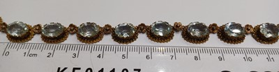 Lot 2191 - An Early 19th Century Cannetille Aquamarine...
