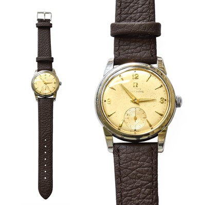 Lot 389 - A Stainless Steel Omega Seamaster Wristwatch,...