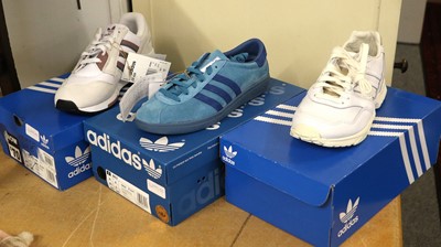 Lot 1121 - Three Pairs of Brand New Unworn Adidas...